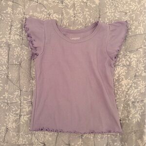 EUC- size 5t Jumping Beans Lavender Ribbed Top